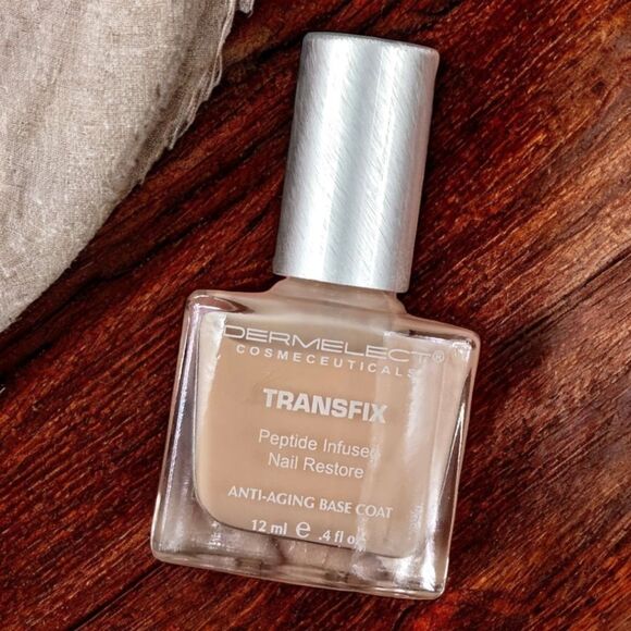 Dermelect TRANSFIX Restore & Repair Base Coat Gel Acrylic Damaged Nail Polish - Picture 3 of 12